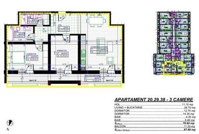 Apartament cu 3 camere în Ultracentral - 3