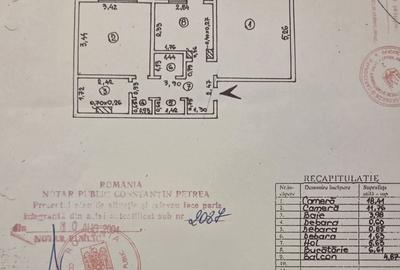 Apartament cu 2 camere decomandat în Central