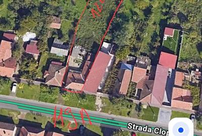Casă cu 2 camere cu Teren 1200 Mp în Central
