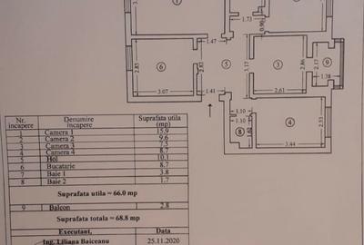 Apartament cu 2 camere decomandat în Inel II