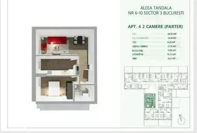 Apartament cu 2 camere decomandat în Mihai Bravu