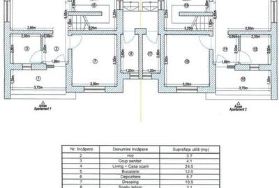 Duplex cu 5 camere cu Canalizare în Nord - 3