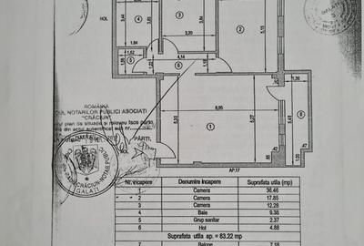Apartament cu 3 camere semidecomandat în Central - 1