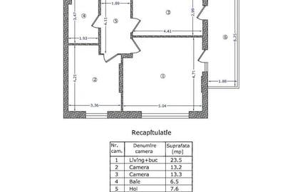 Apartament cu 3 camere în Buftea