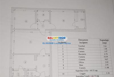 Apartament cu 3 camere semidecomandat în Drumul Taberei