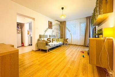 Apartament cu 2 camere semidecomandat, mobilat în Militari