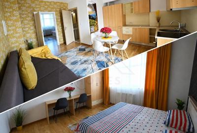 Apartament cu 2 camere semidecomandat, mobilat în Complex Studențesc