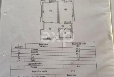 Apartament cu 2 camere decomandat în Nord