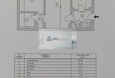Apartament cu 2 camere semidecomandat, mobilat în Câmpia Libertății - 5