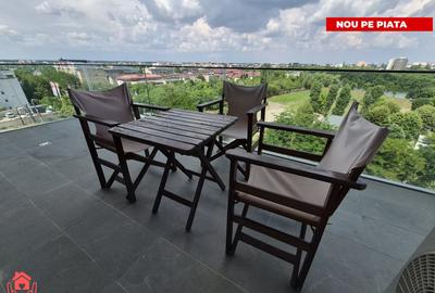 Apartament cu 3 camere semidecomandat, mobilat în Băneasa - 1
