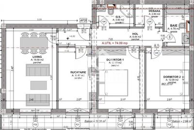 Apartament cu 3 camere decomandat în Șelimbăr - 11