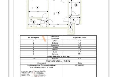 Apartament cu 2 camere semidecomandat în Astra - 17