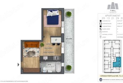 Apartament cu 2 camere semidecomandat în Costinești - 5