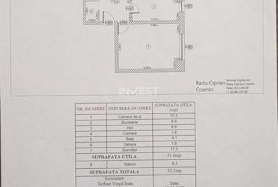 Apartament cu 2 camere decomandat în Central