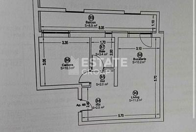 Apartament cu 2 camere în Calea Urseni - 1