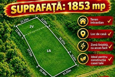 Teren de 1853 mp, în Central