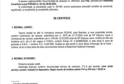 Teren de 36000 mp, în Calea București - 3