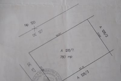 Teren de 780 mp, în 23 August - 2