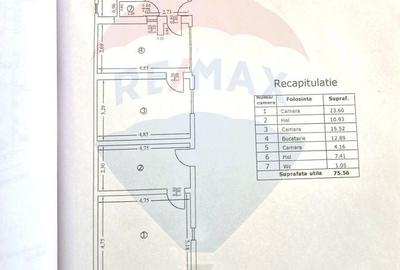 Casă cu 3 camere cu Teren 118 Mp în 13 Septembrie - 15