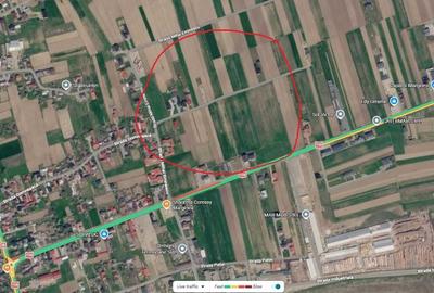 Teren de 2033 mp, în Marginea