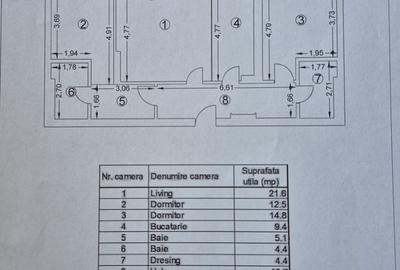 Apartament cu 3 camere în Pipera - 16