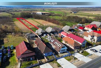 Casă cu 3 camere cu Teren 3724 Mp în Borlești - 3
