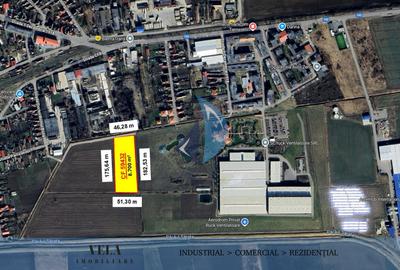 Teren intravilan de 8700 mp, în Sud-Vest