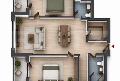 Apartament cu 3 camere semidecomandat în Florești