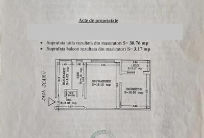 Apartament cu 2 camere semidecomandat în Casa de Cultură