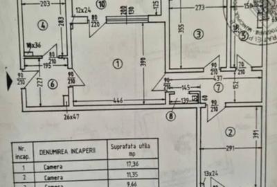 Apartament cu 3 camere semidecomandat în Baba Novac