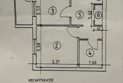 Apartament cu 2 camere decomandat în Ultracentral