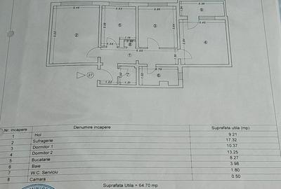 Apartament cu 3 camere decomandat în Inel II - 3