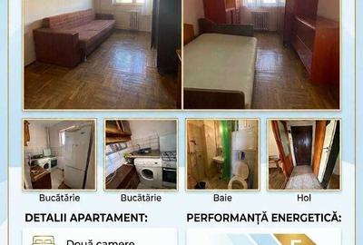 Apartament cu 2 camere semidecomandat în Ultracentral