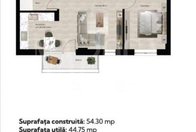 Apartament cu 2 camere semidecomandat în Băile Felix