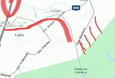Teren de 500 mp, în Gruiu