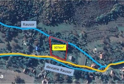 Teren de 3074 mp, în Râu de Mori - 1