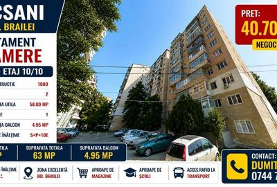 Apartament cu 2 camere în Brăilei