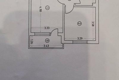 Apartament cu 3 camere circular în Sat Vacanță - 7
