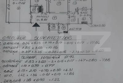 Apartament cu 3 camere decomandat, mobilat în Mărăști