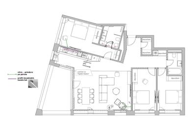 Apartament cu 4 camere în Sud