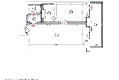Apartament cu 2 camere în Centrul Civic