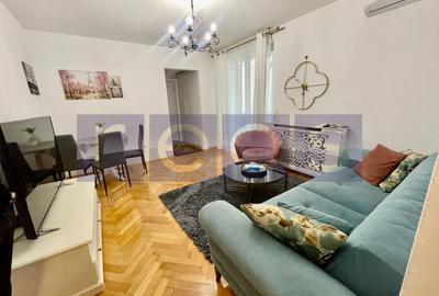 Apartament cu 2 camere semidecomandat, mobilat în Ultracentral