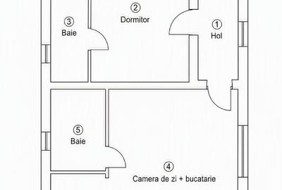 Casă cu 4 camere cu Teren 2900 Mp în Central