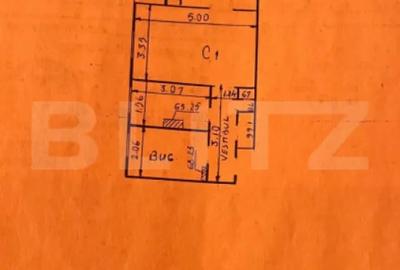 Apartament cu 2 camere semidecomandat în Podu Roș