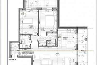 Apartament cu 3 camere semidecomandat, mobilat în Zorilor - 9