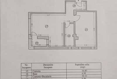 Apartament cu 2 camere decomandat, mobilat în Nord - 19