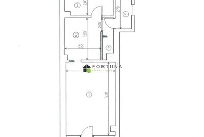 Spațiu comercial, de 39 mp, în Florilor - 1