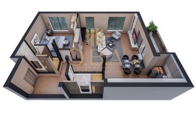 Apartament cu 2 camere decomandat în Tomis Plus - 13