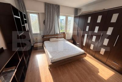 Apartament cu 3 camere semidecomandat, mobilat în Mărăști