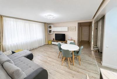 Apartament cu 3 camere semidecomandat, mobilat în Florești